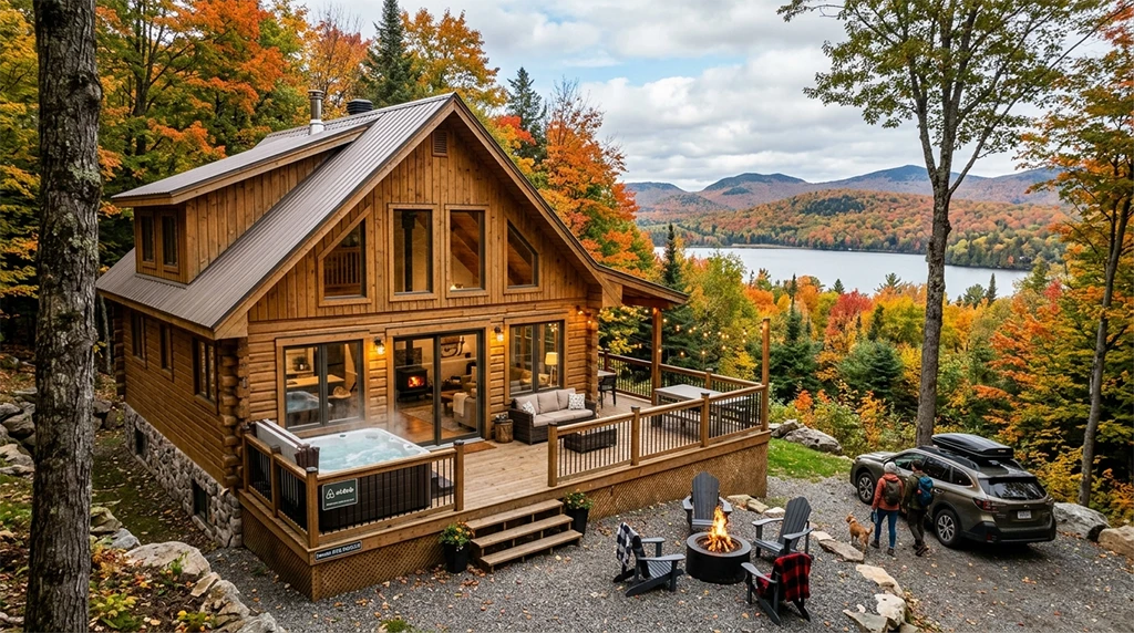 Chalet Airbnb dans les Laurentides : conseils et étapes pour réussir votre investissement locatif court terme